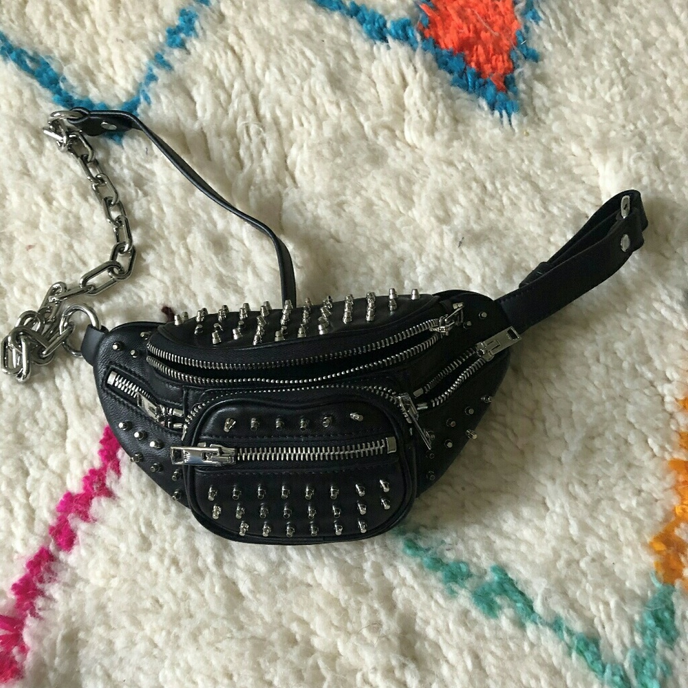 Alexander Wang microstudded attica mini fanny pack